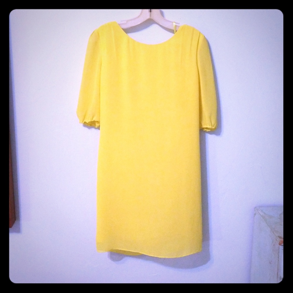 Bright yellow tunic/dress